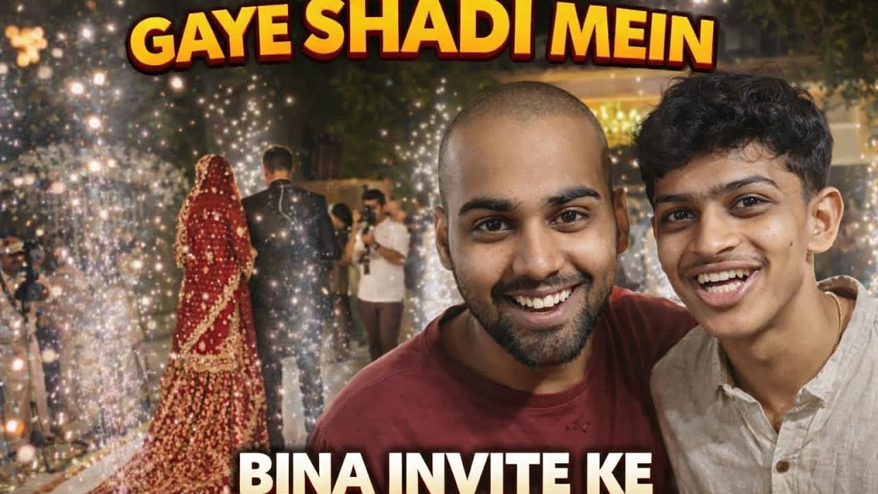 To aaj main ja raha hun# shaadi mein😊