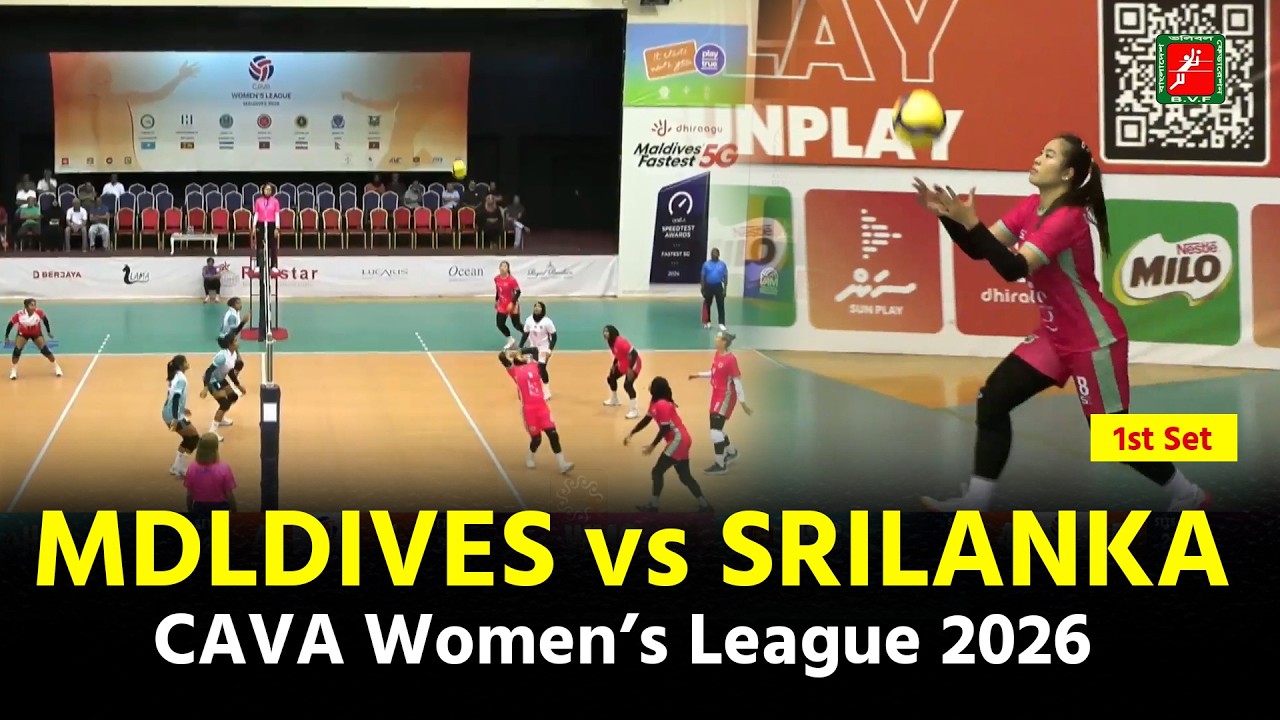 WAMCO (MDV) vs HIRDARAMANI SC (SRI) | 1st Set | BVF | CAVA Women’s League 2026