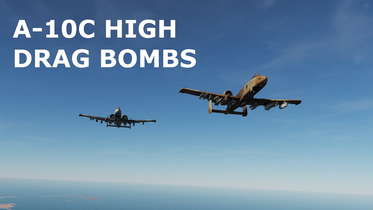 DCS World Tutorials - A-10C Warthog - Using High-Drag bombs in CCRP