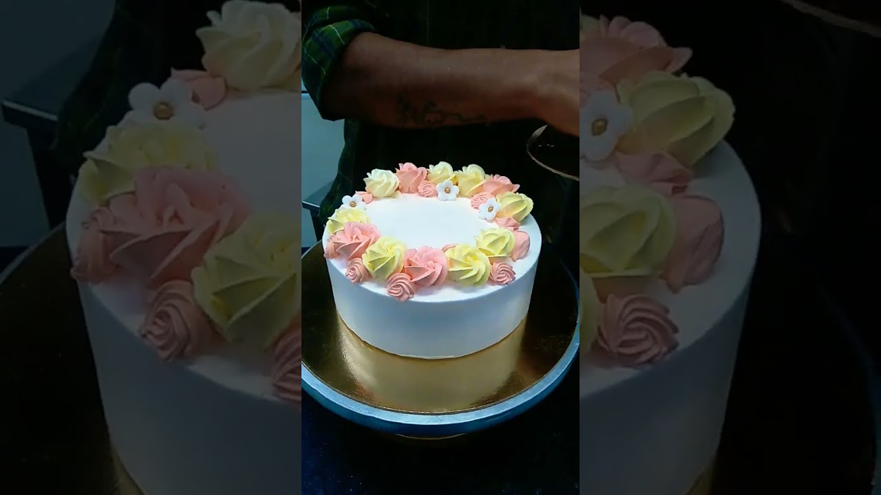cream cake new decorating