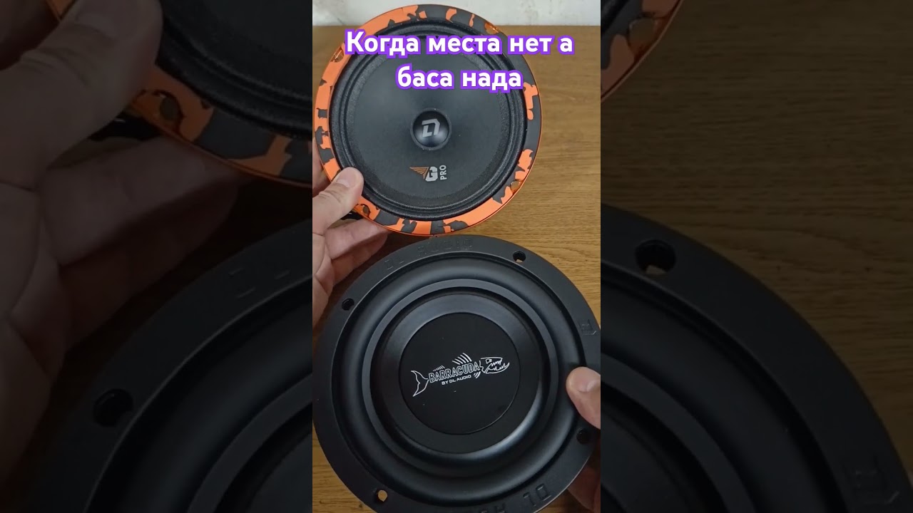 Уникальный саб DL audio barracuda 6.5 flat