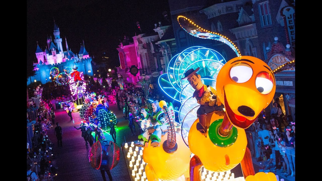 [HD] Paint The Night Parade Disneyland 60th Celebration Opening Night 1080p 60fps Full Complete Show