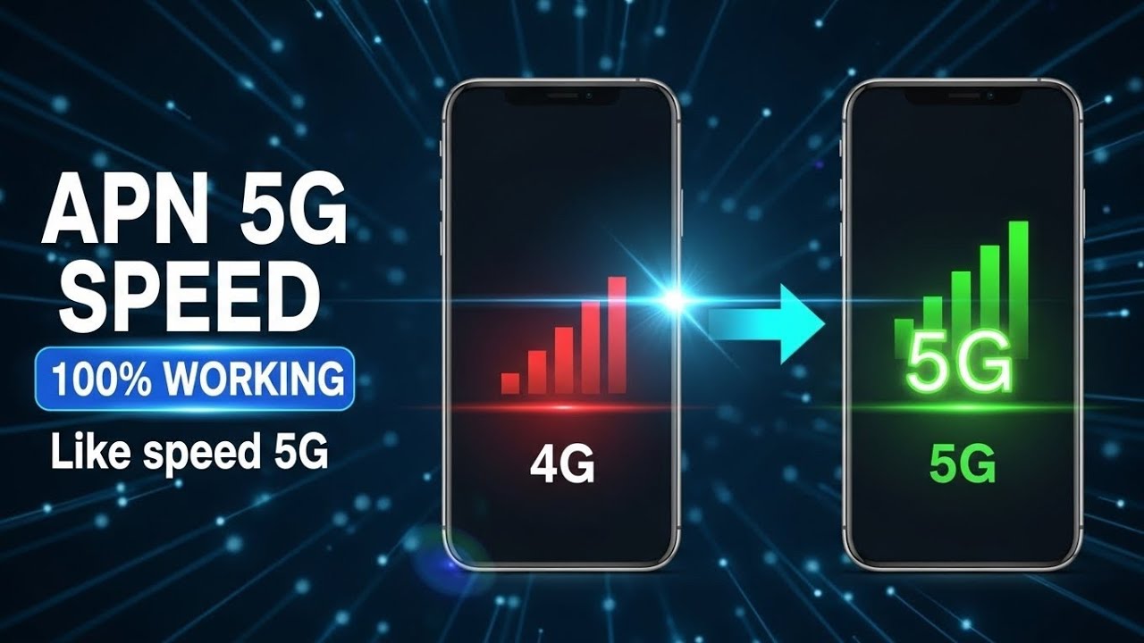 Zwiększ prędkość Internetu za pomocą ustawień APN | Zwiększenie prędkości z 4G do 5G (działa w 100%)