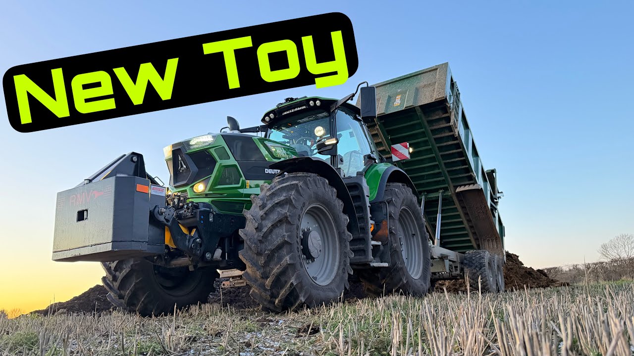 Deutz Fahr Warrior 230! Морозные условия!