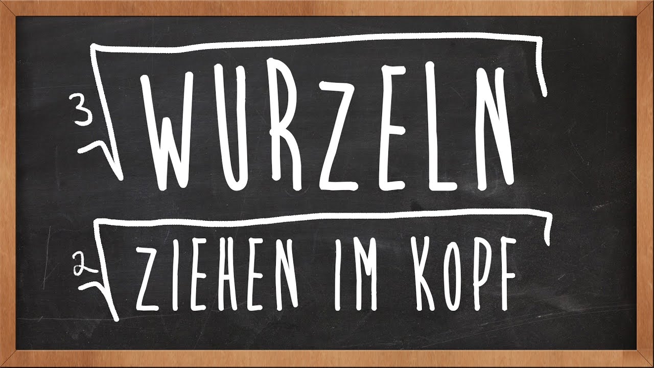 Wurzeln im Kopf rechnen (ohne Komma)