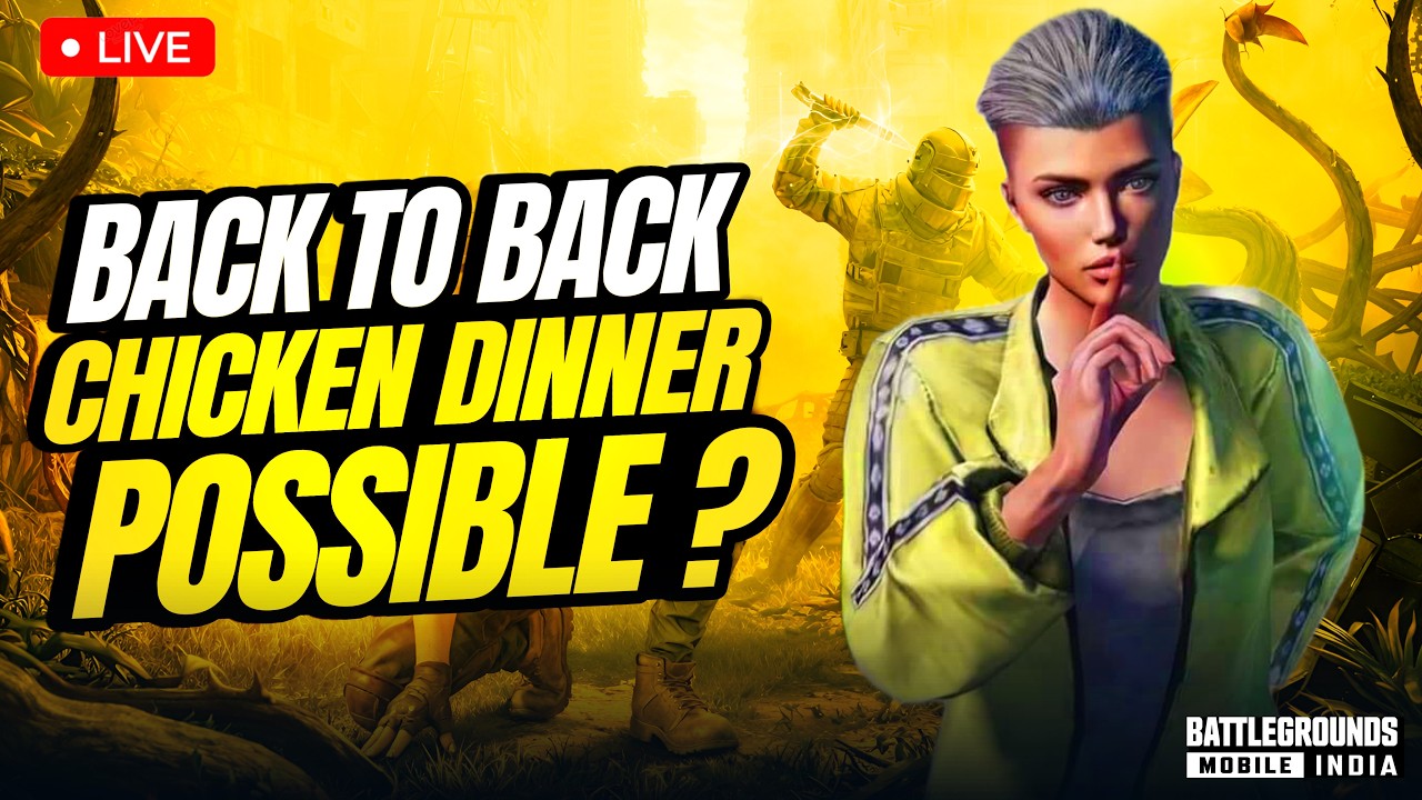 BACK TO BACK CHICKEN | BGMI MARATHI LIVE  | #bgmi #pubgmobile