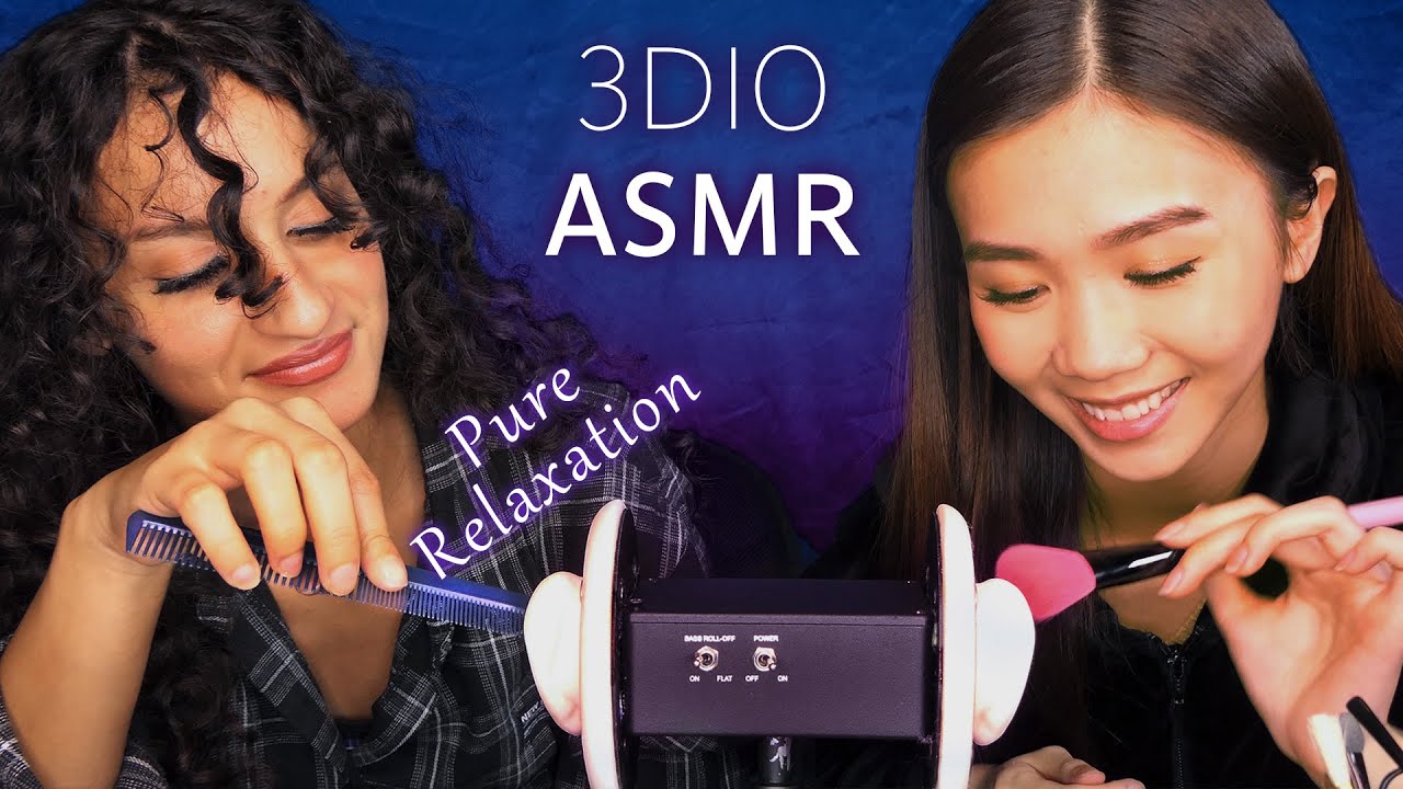 ASMR Pure Relaxation 3Dio Triggers | Savannah & Kaitlynn Duo Tingly Triggers to help you fall asleep