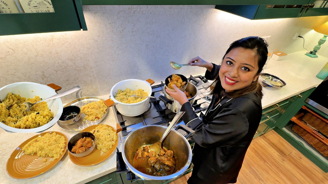 Aaj Basanti Pulao Aur Chicken Kasa banake Sabko Khush Kar Dia