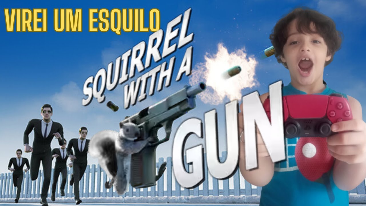 Esquilo armado e perigoso, mandando bala! Squirrel with a Gun