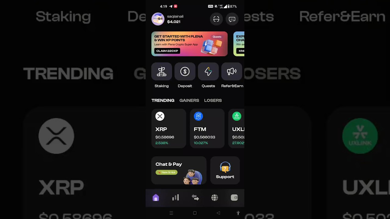 Unlimited XPs Earning in Plena Finance | Refer to Earn XPs in Plena Wallet | Plena XPs