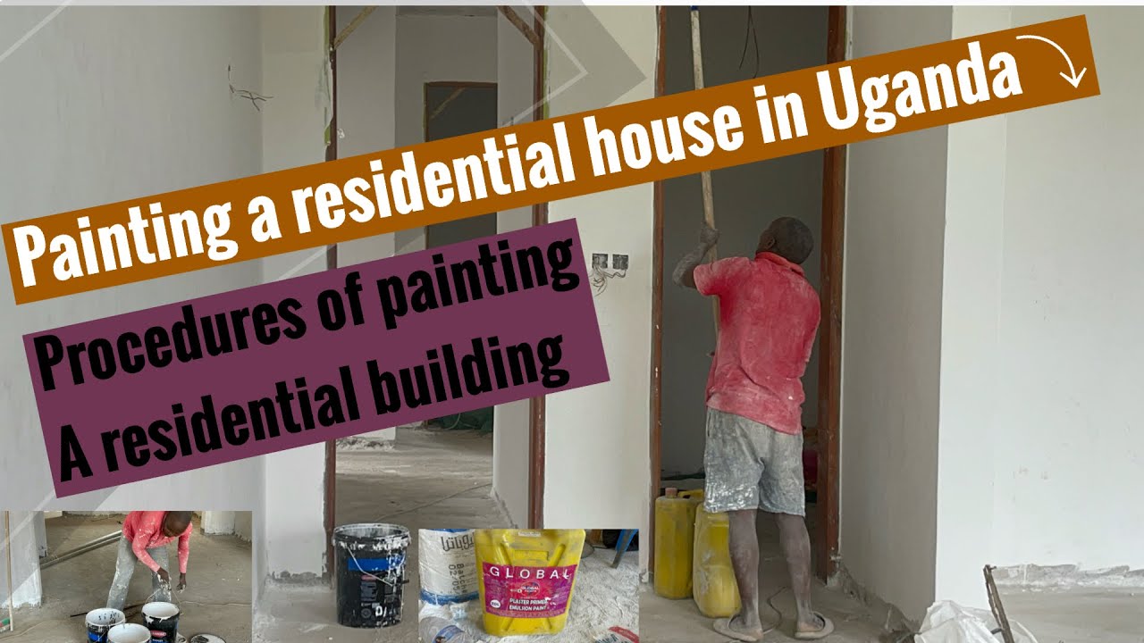 Painting and water proofing of walls in Uganda