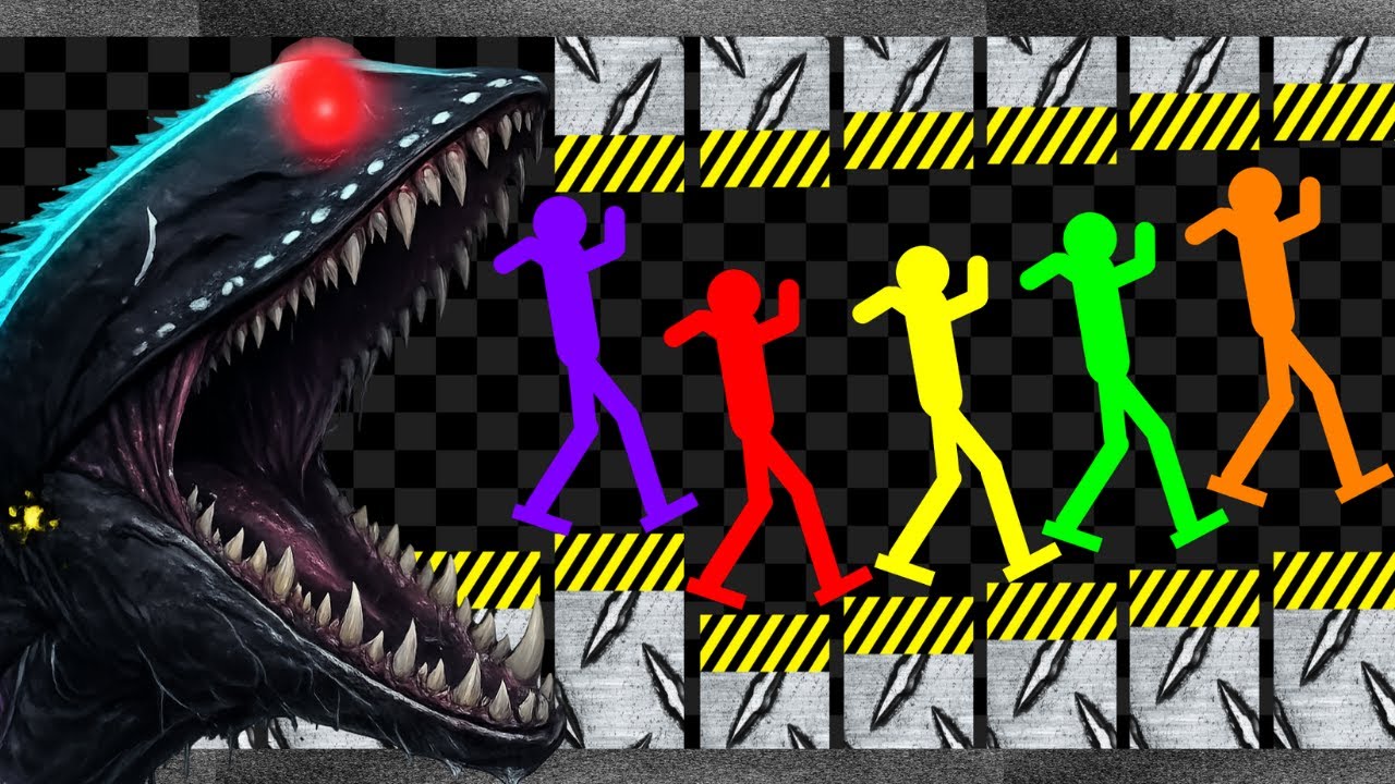 Survival Stickman Race - Run From SCP-3700-02