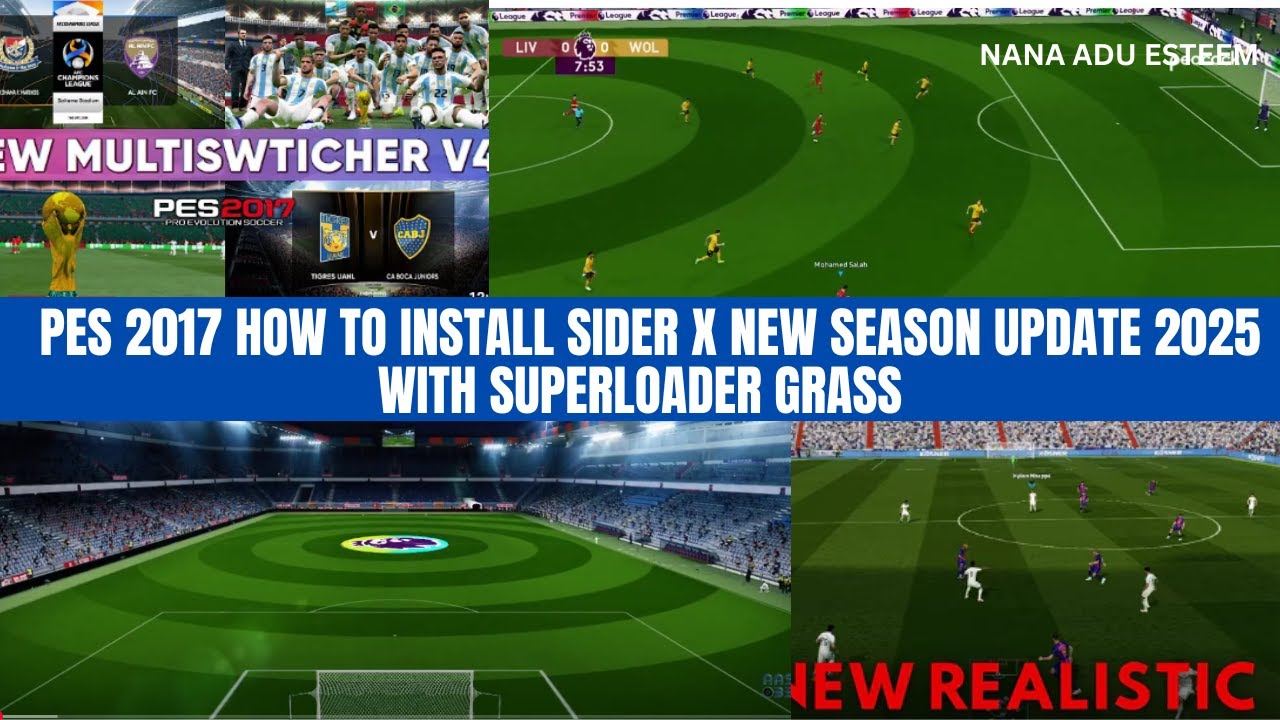 PES 2017 HOW TO INSTALL SIDER X NEW SEASON UPDATE 2025