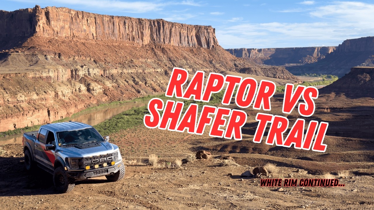 Moab's WHITE RIM and SHAFER Trail in a Ford F-150 RAPTOR | Completing it in ONE DAY | Part 2