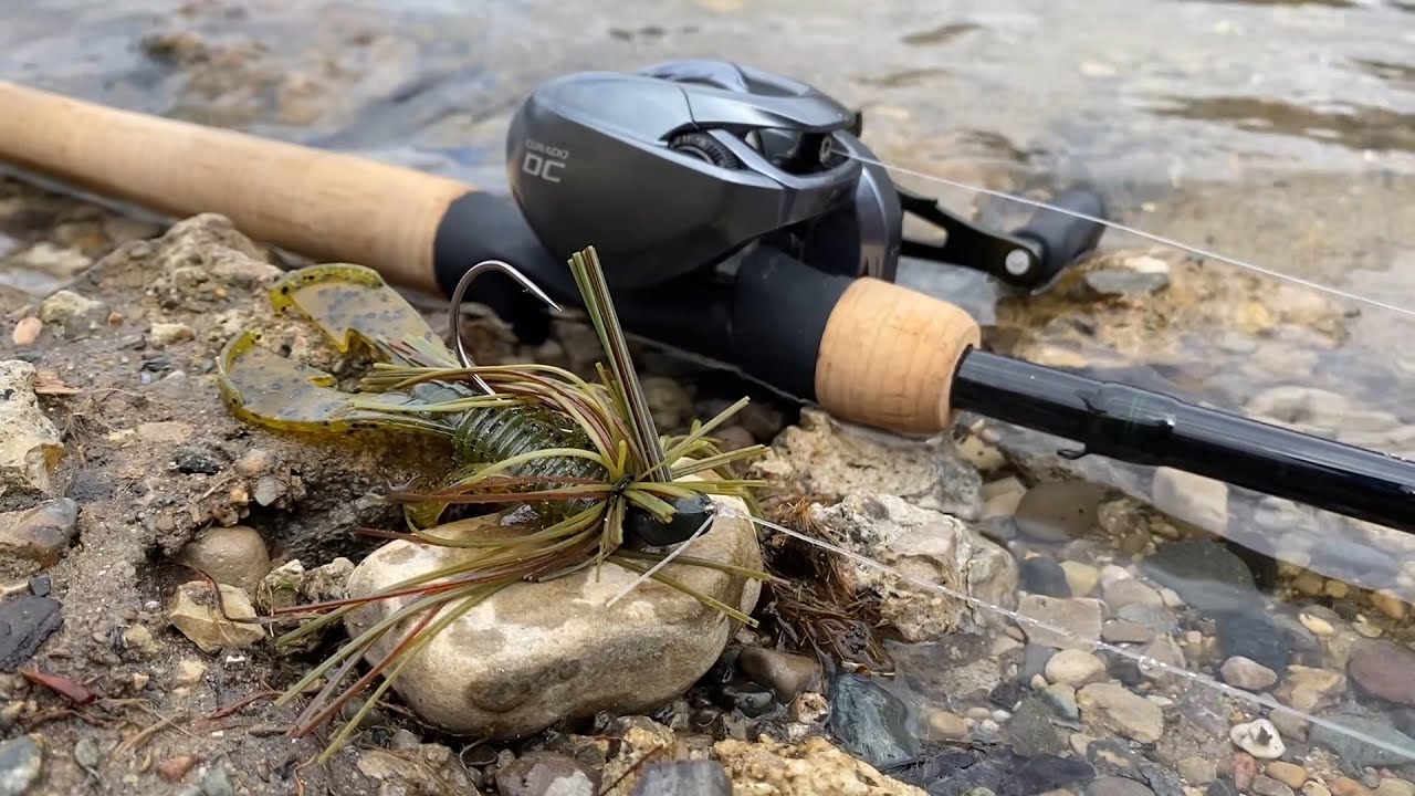 Green Pumpkin Jig Fishing Kent Lake