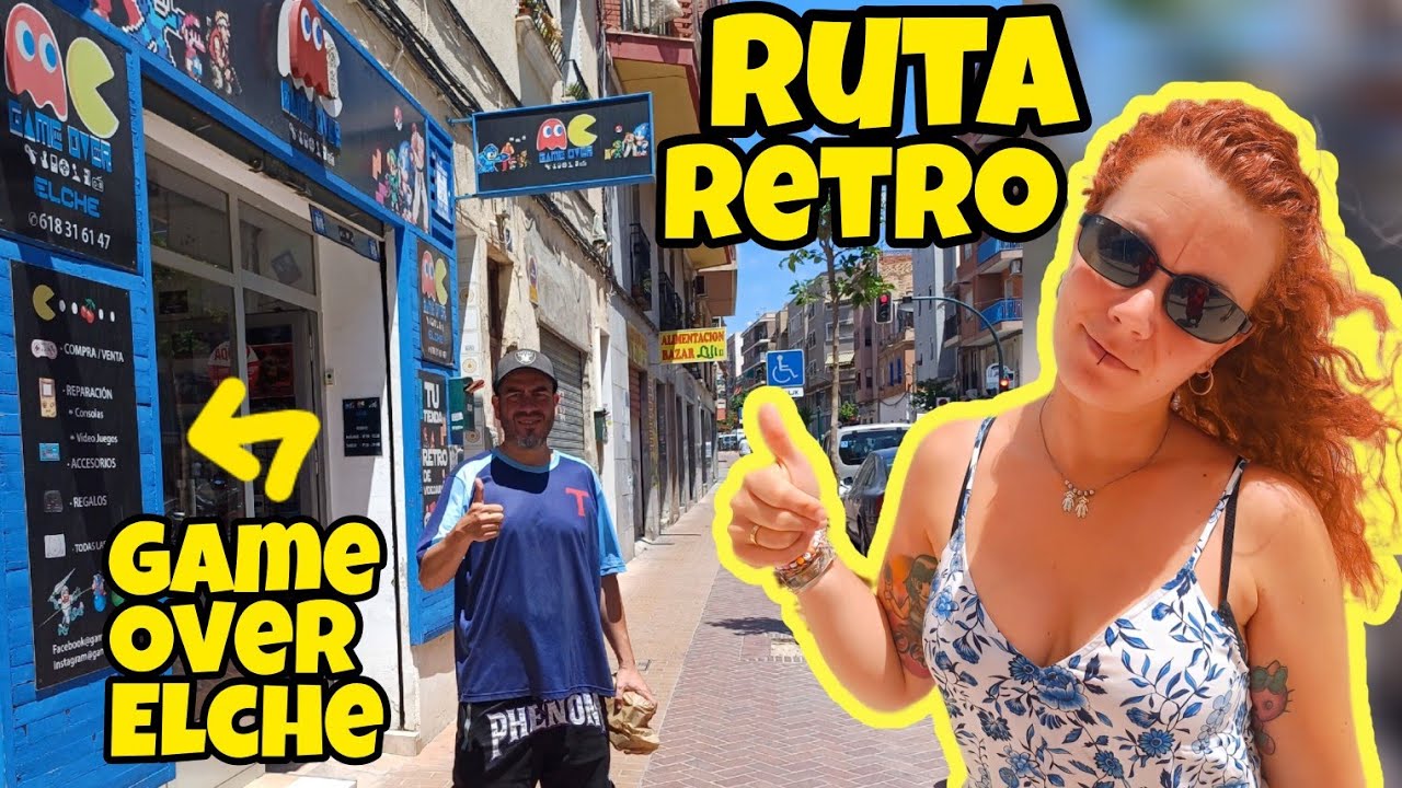 RUTA RETRO de VIDEOJUEGOS en la TIENDA - GAME OVER ELCHE #coleccionismovideojuegos #consolasretro