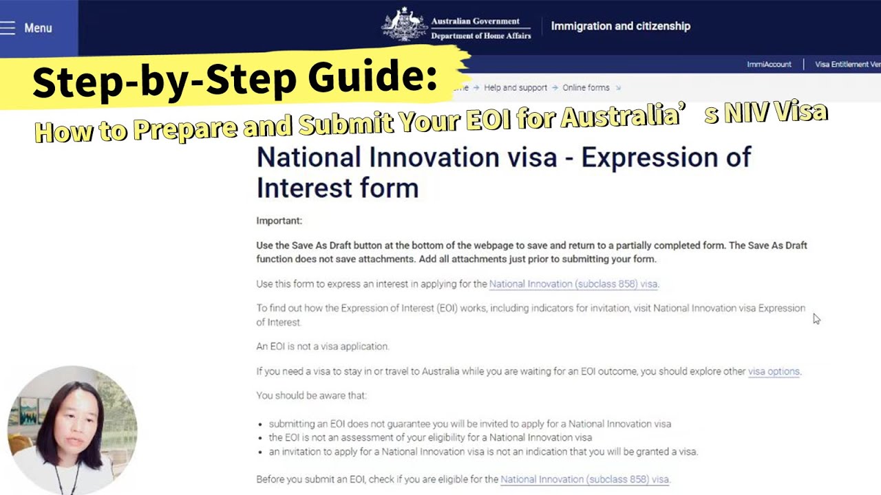 Step-by-Step Guide: How to Prepare and Submit Your EOI for Australia’s NIV Visa