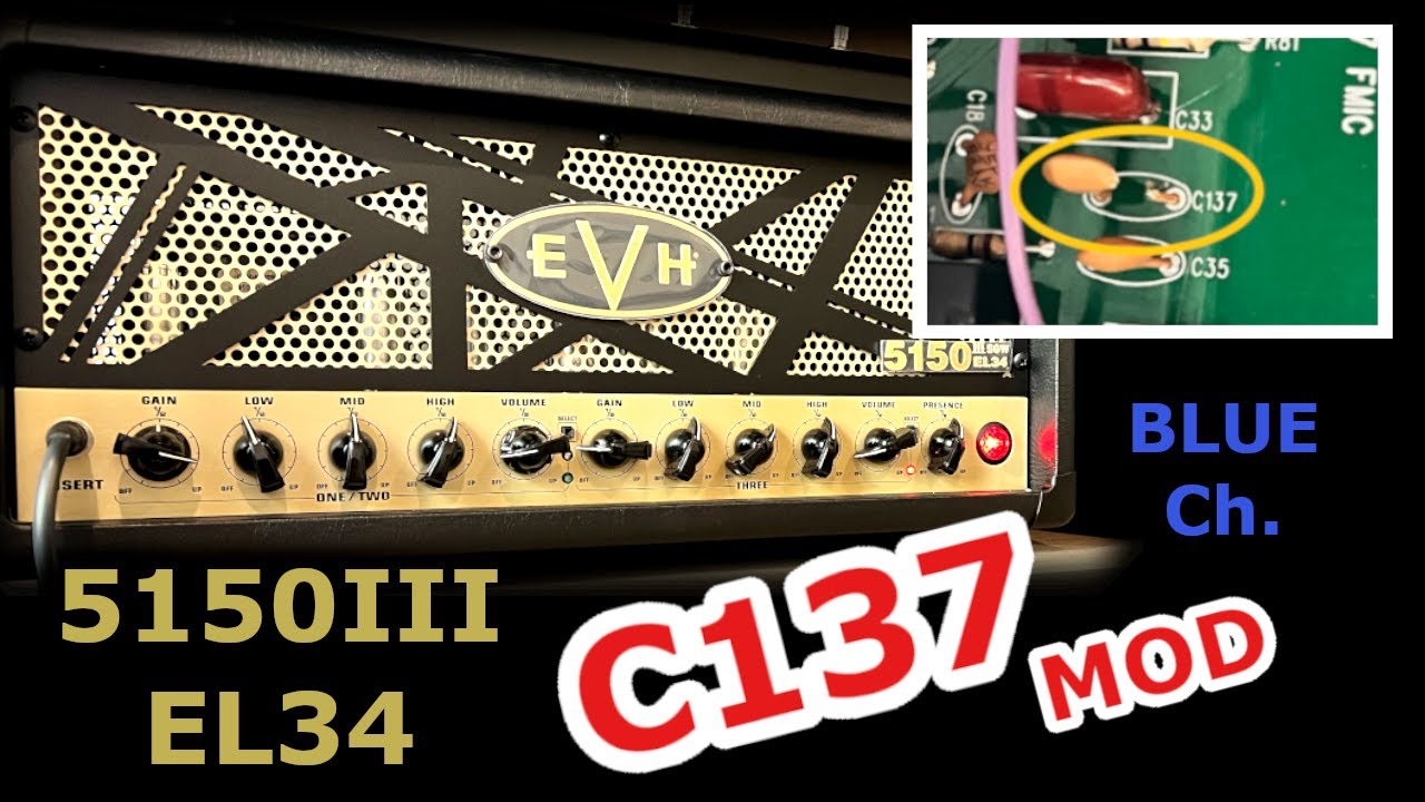 EVH 5150III EL34 - Blue Channel C137 MOD 