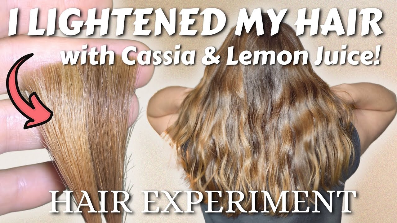 Cassia + Water vs. Cassia + Lemon Juice 🌿✨ Herbal Hair Conditioner That Lightens Hair?