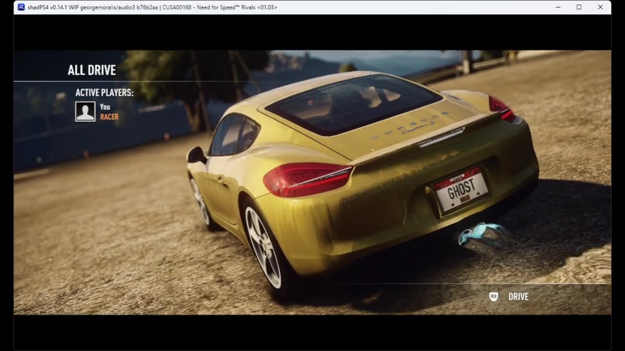 Need For Speed ​​Rivals - shadPS4 v0.14.1 WIP