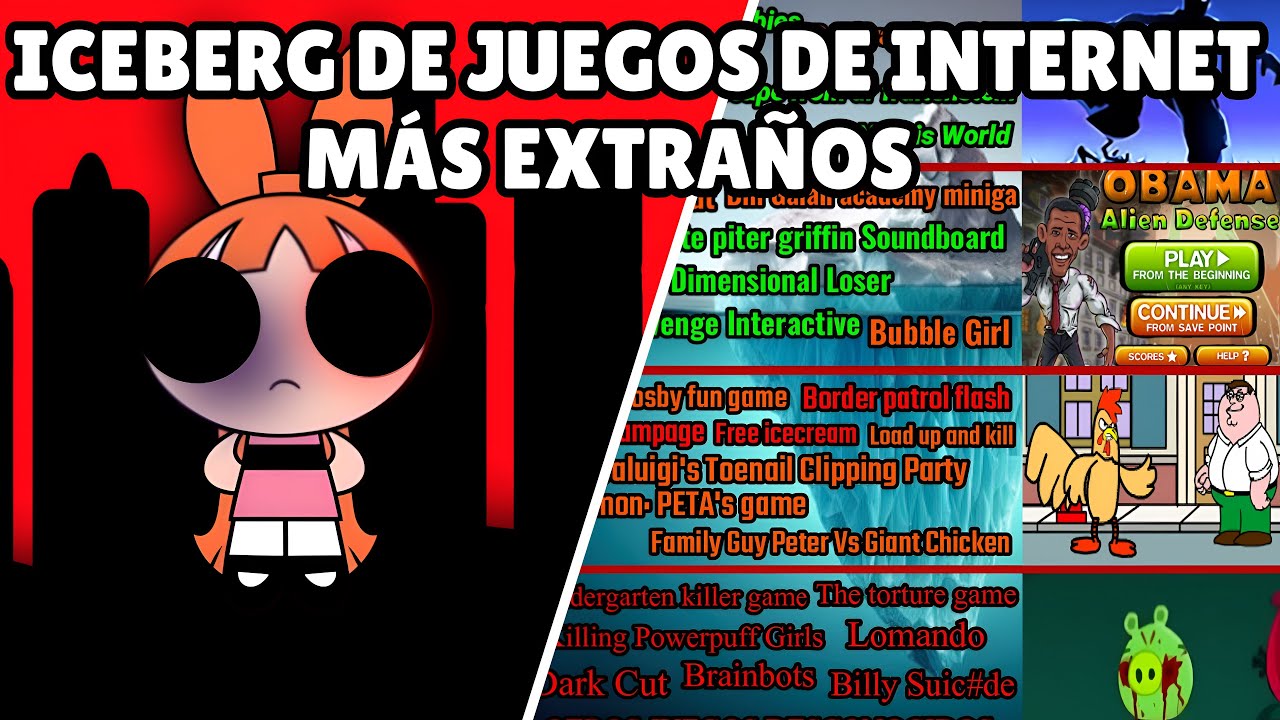 EL ICEBERG DE LOS JUEGOS DE INTERNET MÁS EXTRAÑOS