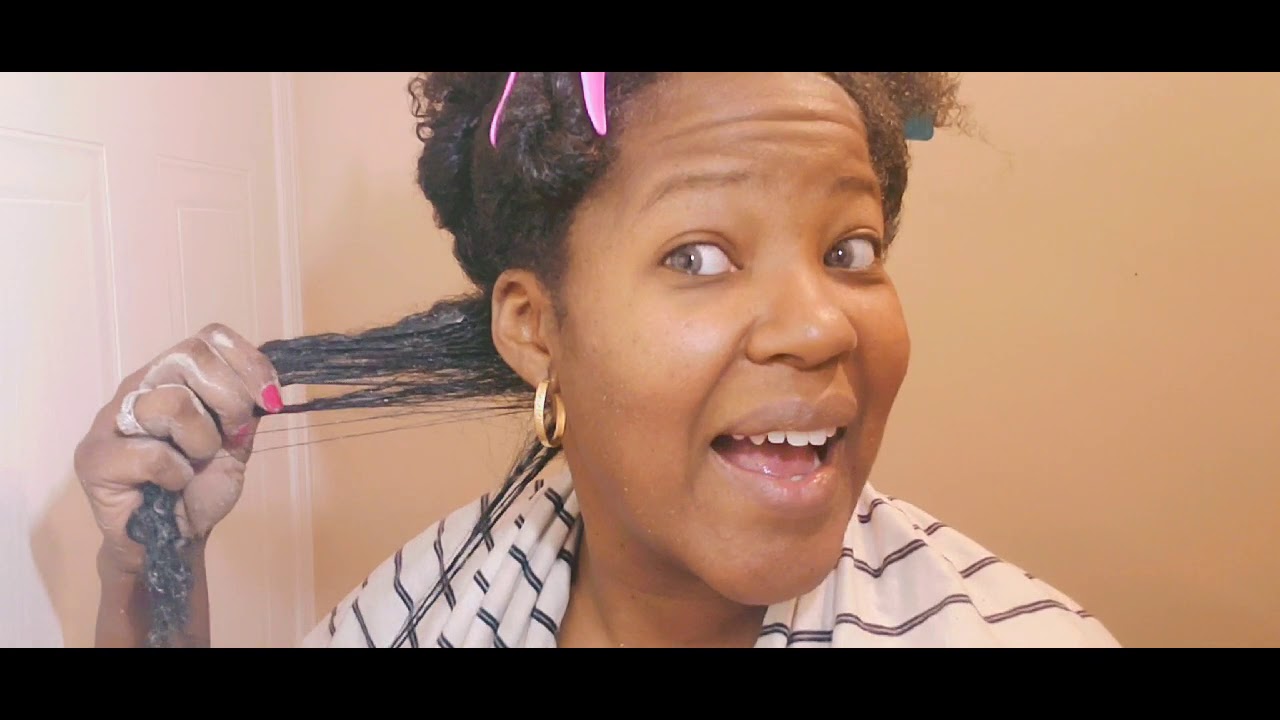 CURLYFRO Clay Mask Routine