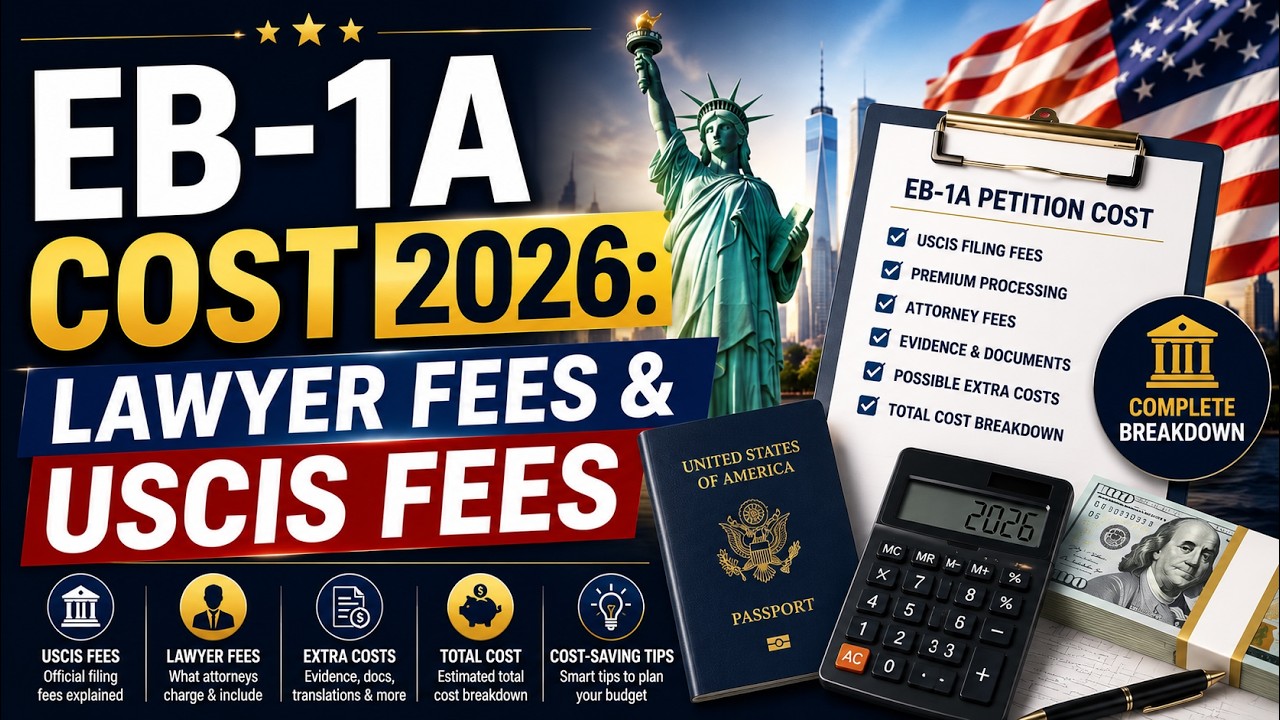 Стоимость визы EB-1A в 2026 году &mdash; это не только регистрационный сбор USCIS