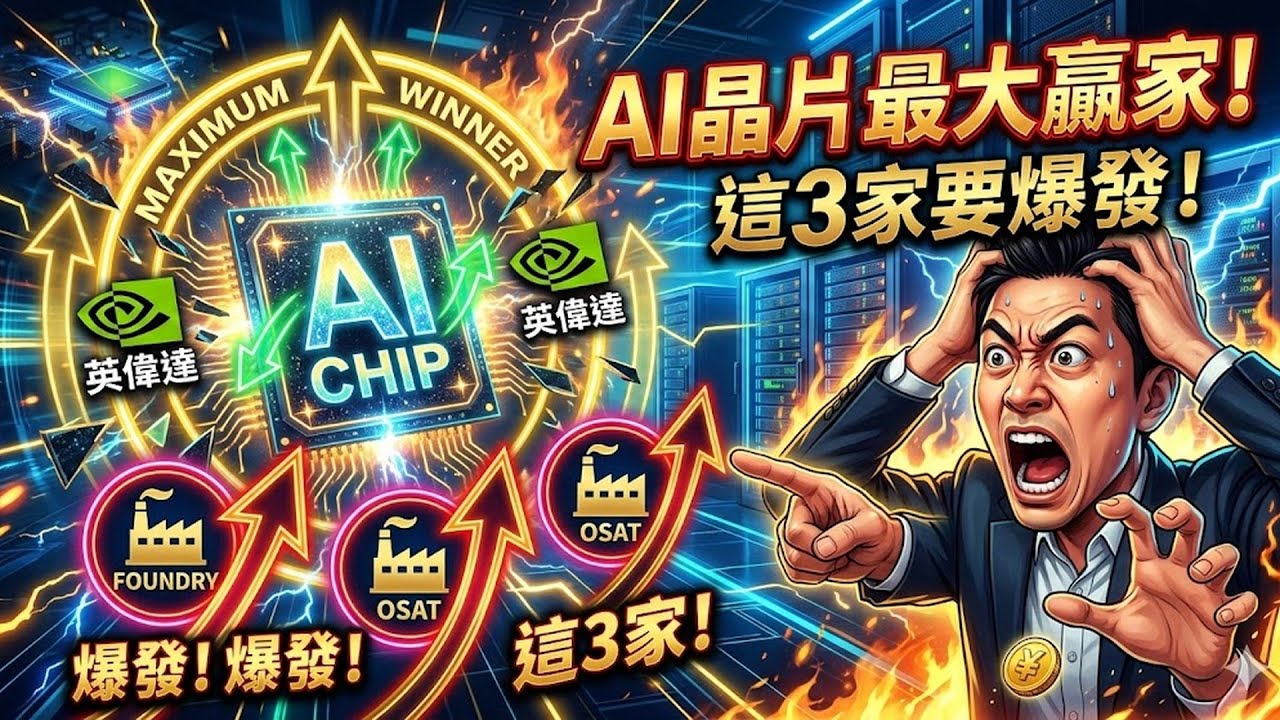 誰是下一代AI晶片最大贏家？盤點英偉達財報透露的3個代工與封測大廠動向！#AI晶片 #英偉達 #代工 #封測 #科技產業 #未來趨勢