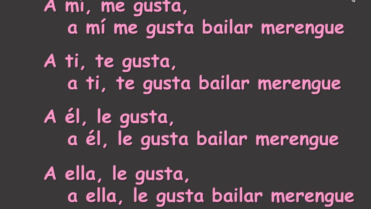 Gustar-Merengue-Video