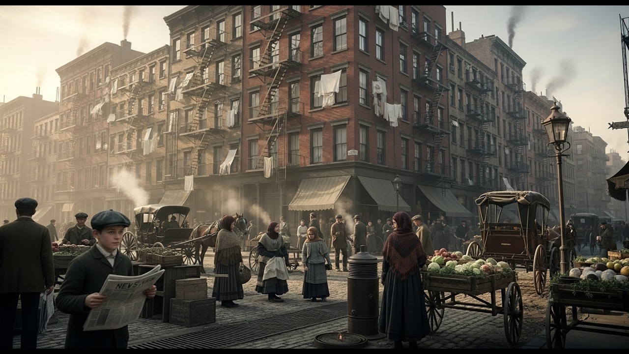 Life in New York City in the 1900s