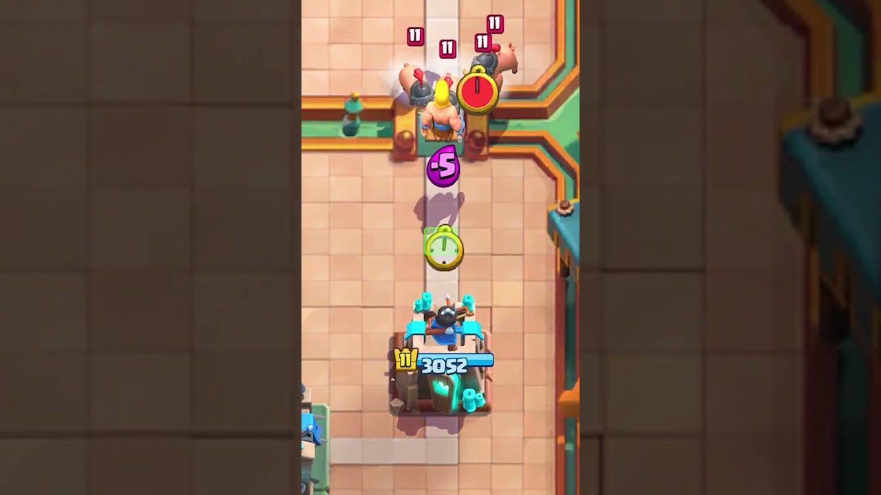 Идеальная Защита Кабанов Варварами в Clash Royale