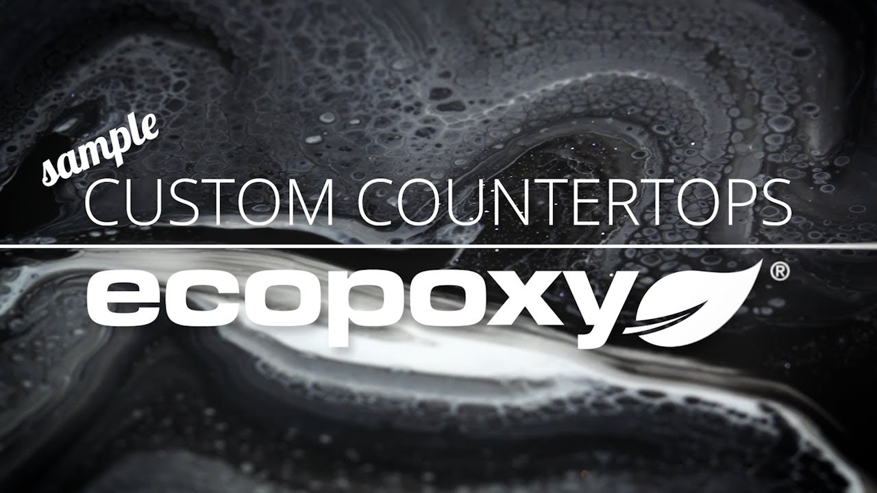 Custom Epoxy Countertops: Sample Grey