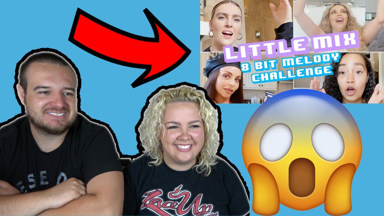 LITTLE MIX Guesses the Lyrics | 8 Bit Melody | COUPLE REACTION VIDEO