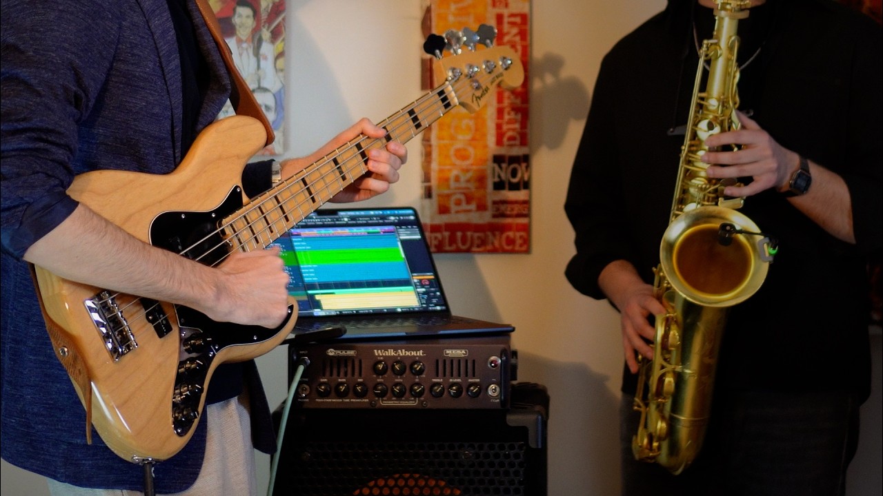 Collision - Umut Aksoy | Studio Session (Slap Bass Piece)