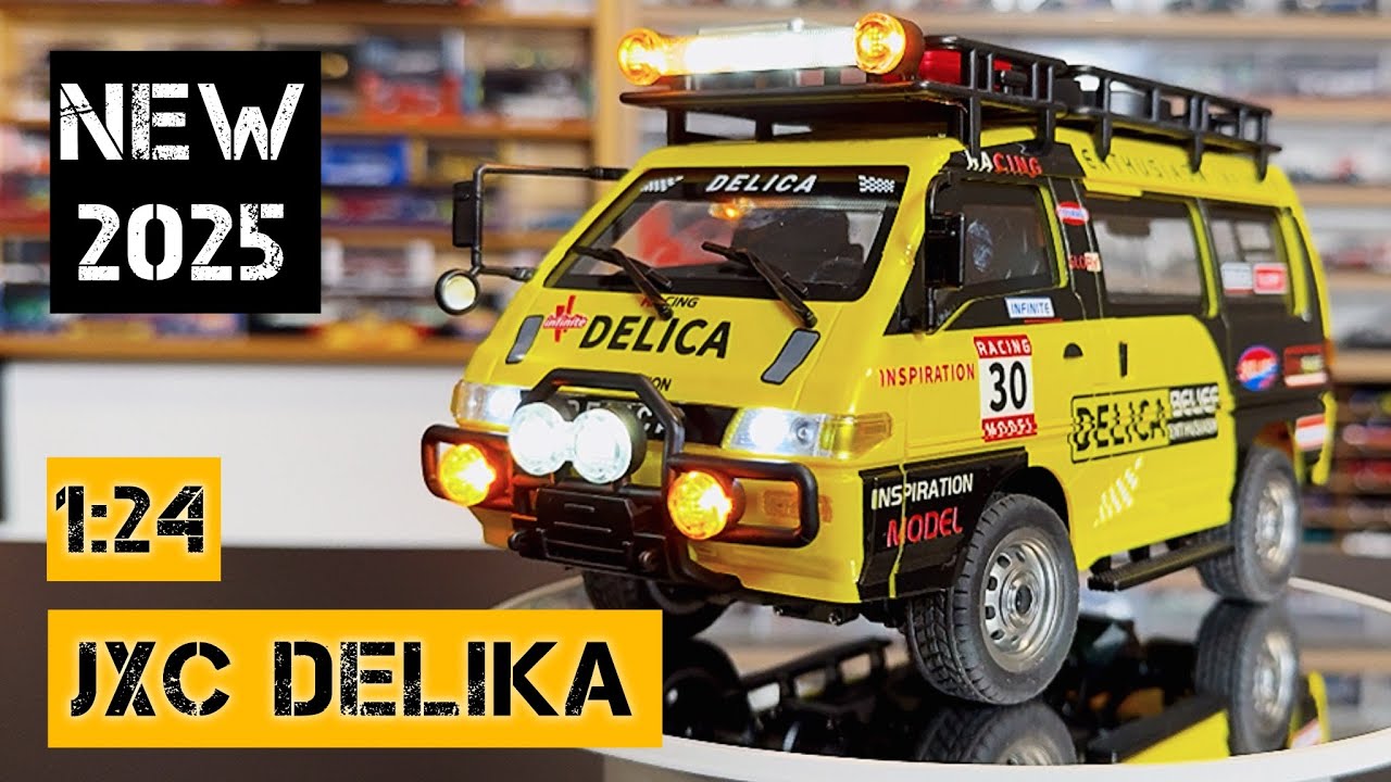 JXC Mitsubishi Delica 1/24. Новинка 2025 года. Радиоуправляемые модели.