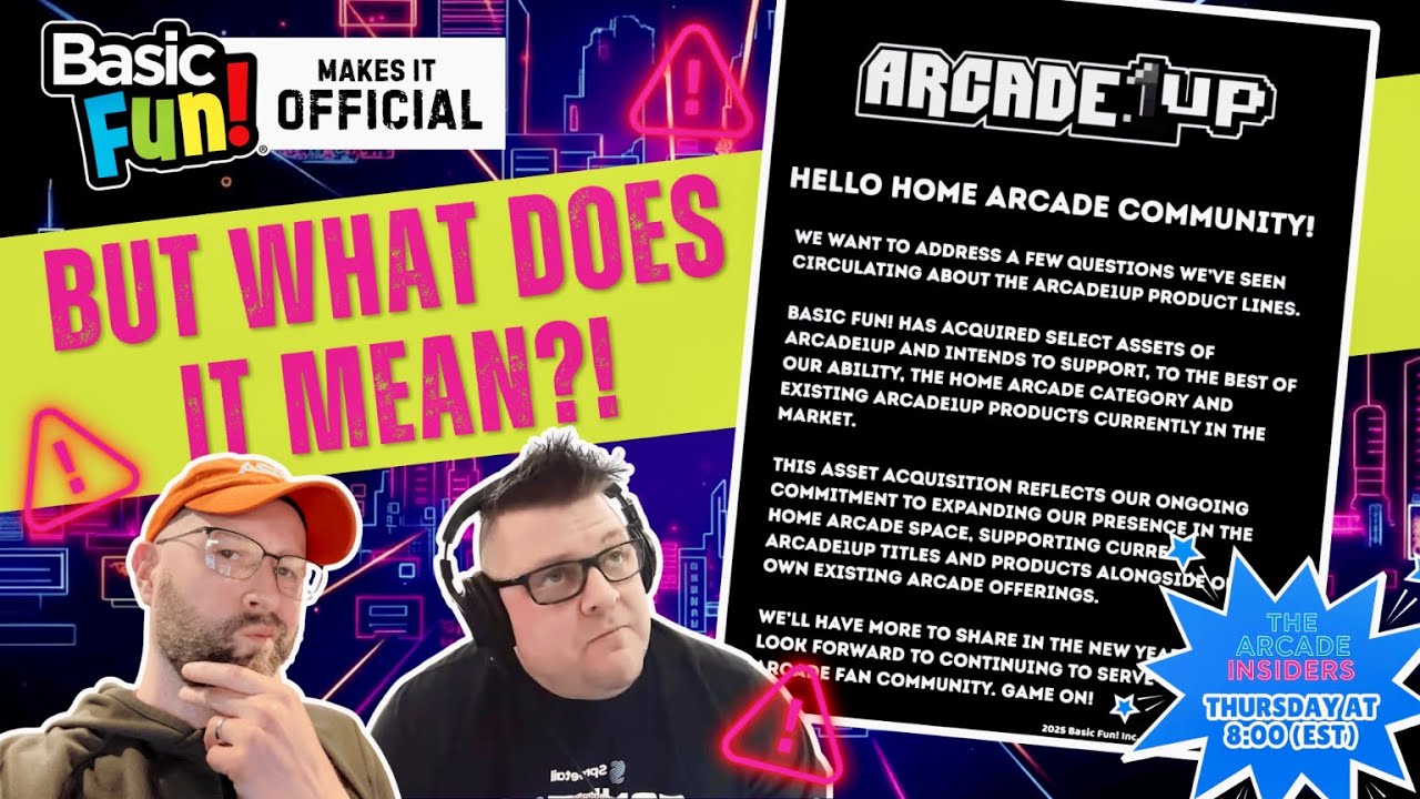 Episode 8: What does the Arcade1Up acquisition mean?!