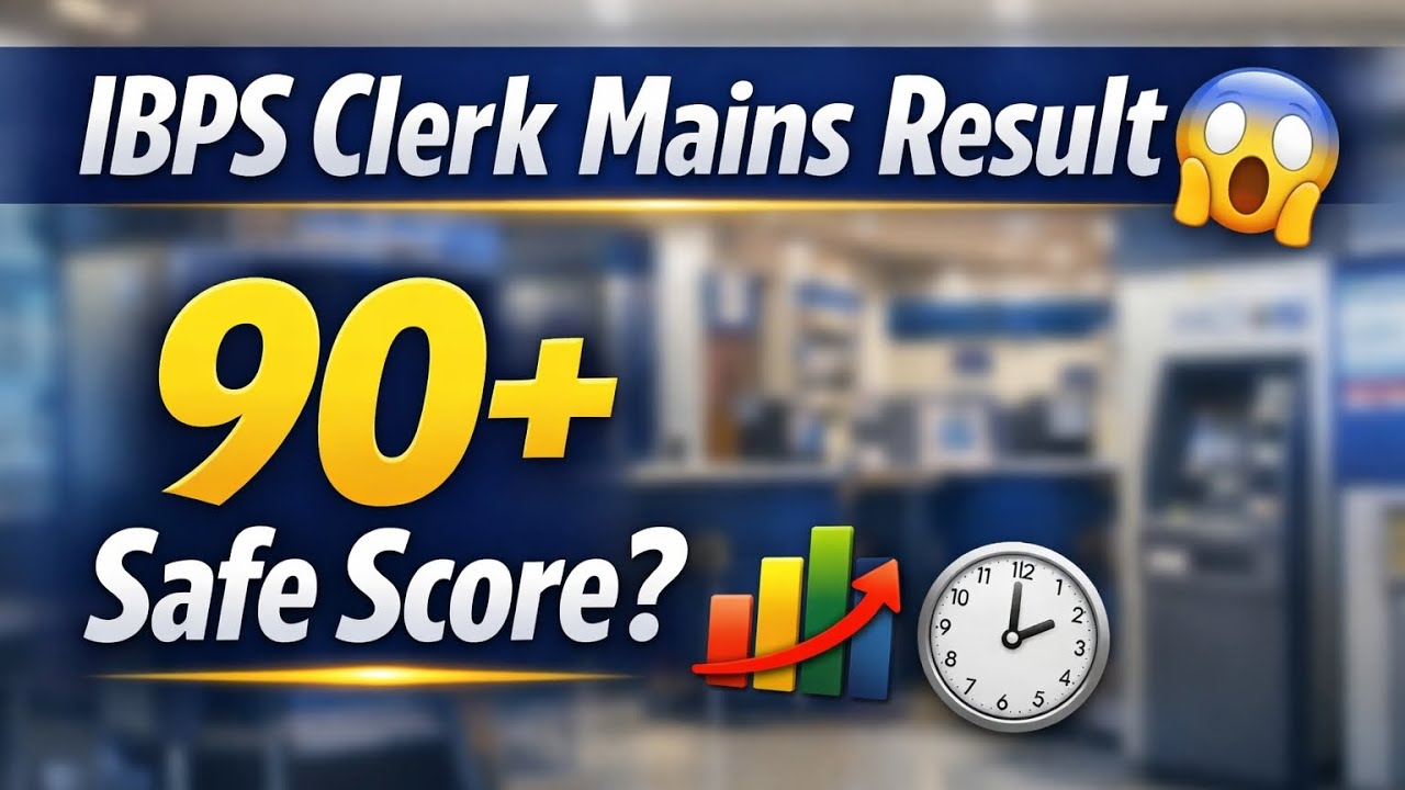 IBPS Clerk CSA XV Mains Result 2026 🔥 | Expected Cutoff & Safe Score 🤩 | Job Talk With Didi ✨