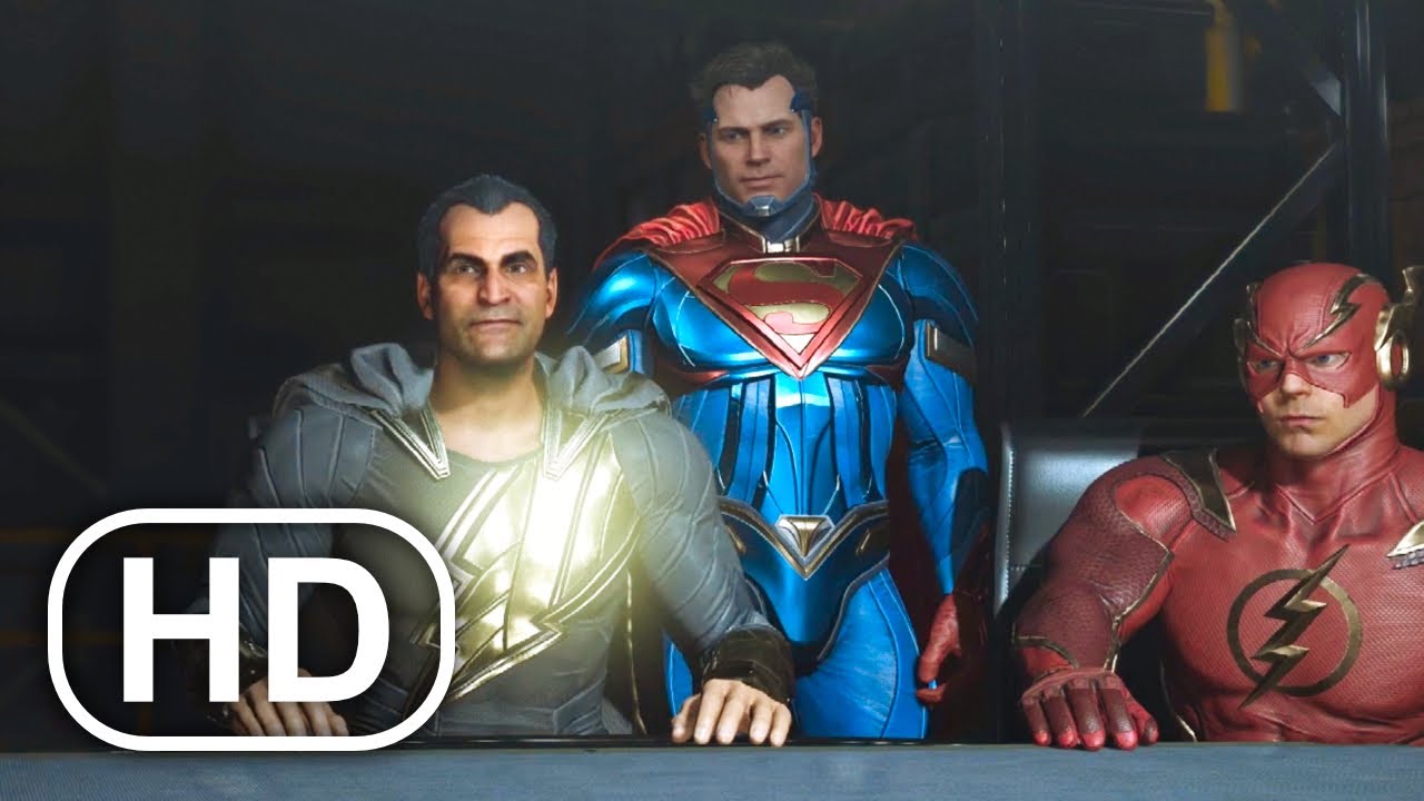 Black Adam Joins JUSTICE LEAGUE Scene 4K ULTRA HD Action