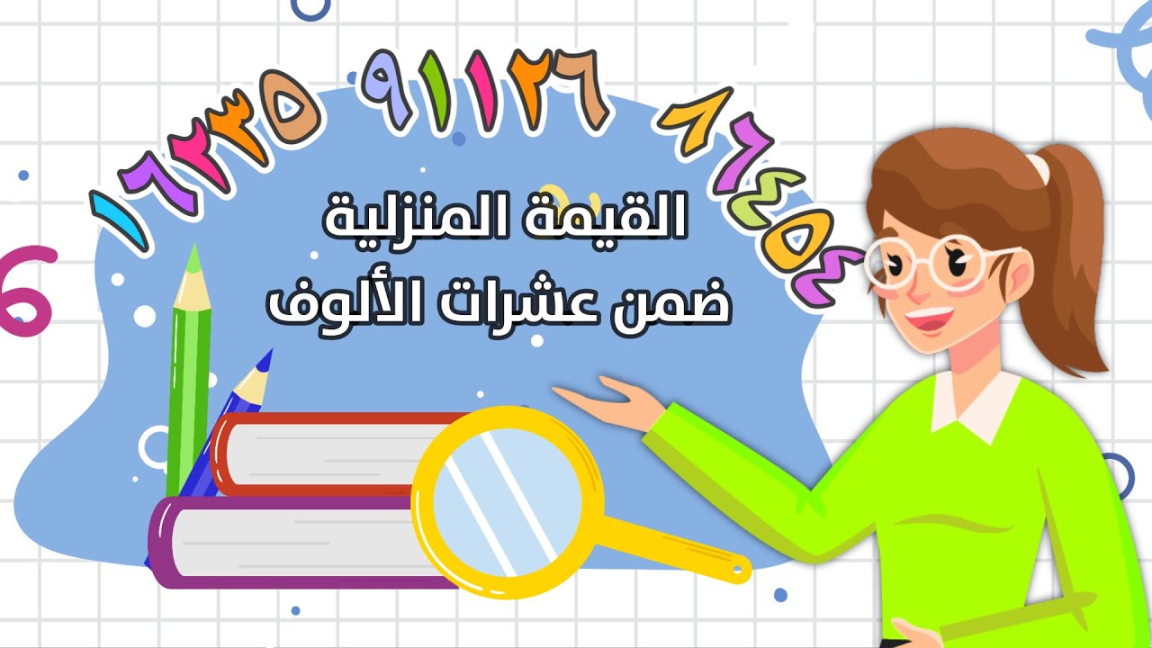 القيمة المنزلية ضمن عشرات الألوف- رياضيات - الصف الثالث الابتدائي - الفصل الدراسي الأول