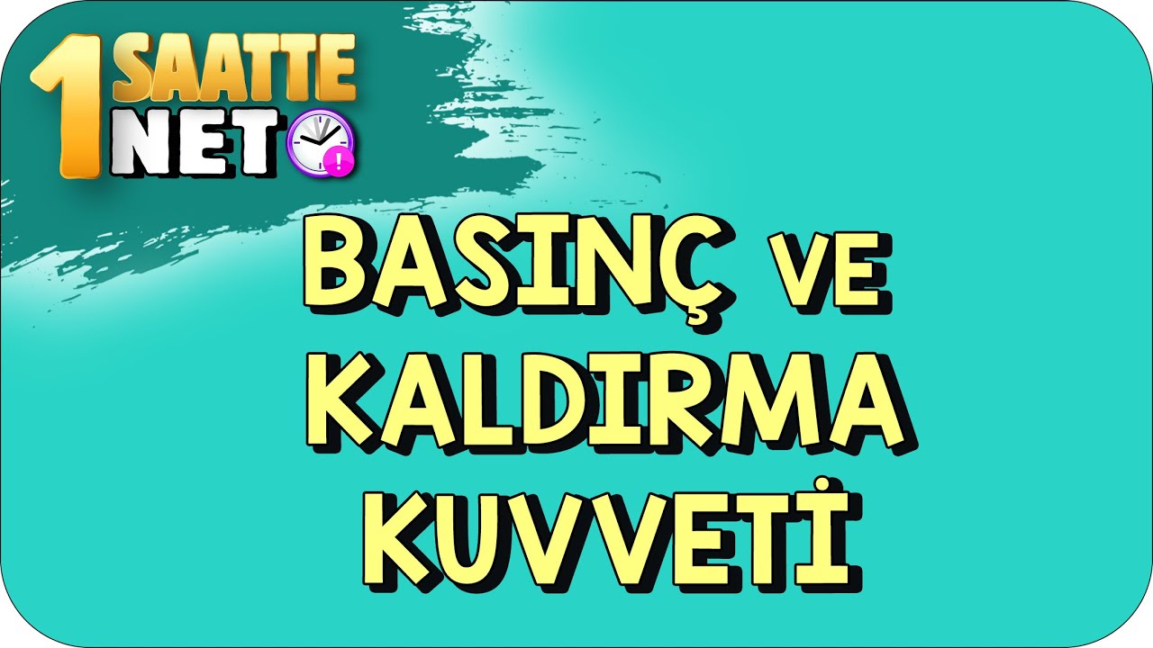 TYT Fizik Basınç ve Kaldırma Kuvveti #Kamp2023