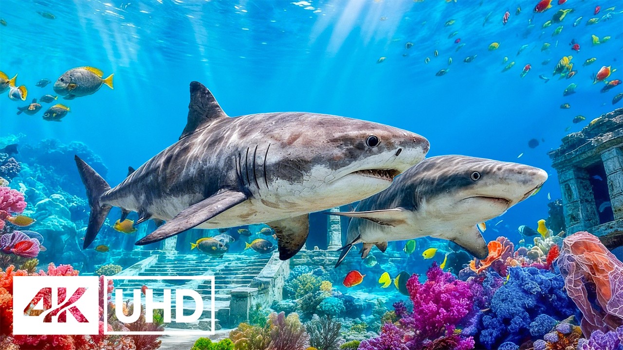 Amazing 4K Ocean Adventure - Dive Deep and Marvel at Sea Animal in The Best 4K ULTRA HD Aquarium