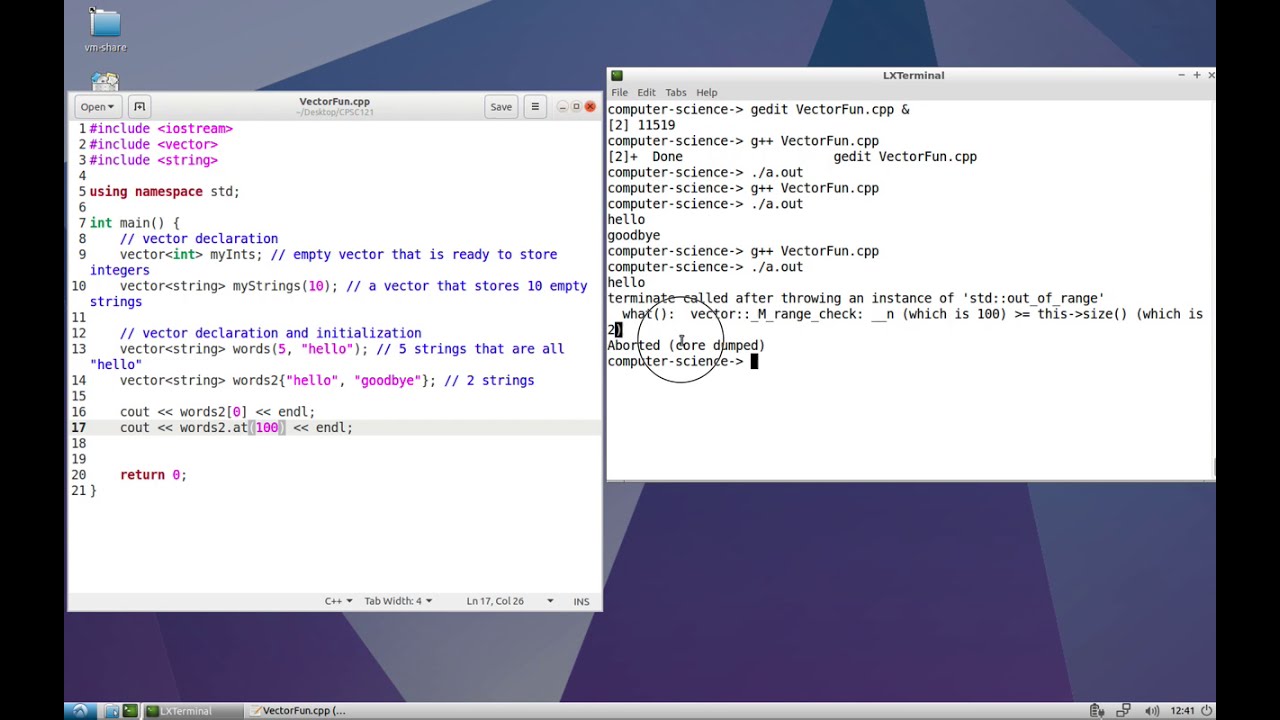 Introduction to Vectors in C++