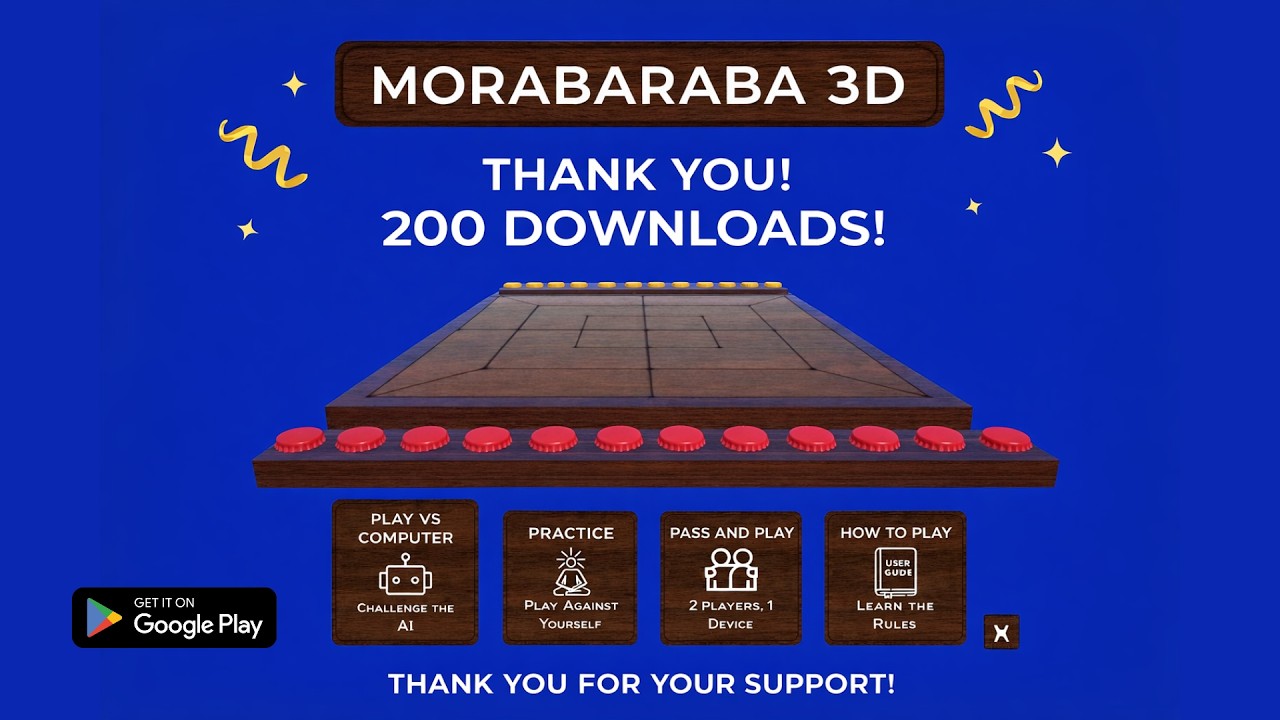 Play Morabaraba 3D in Hard Mode Enemy Ai