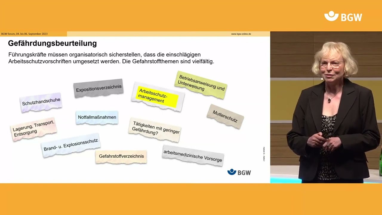 Gefahrstoffe | BGW forum 2023 | AD