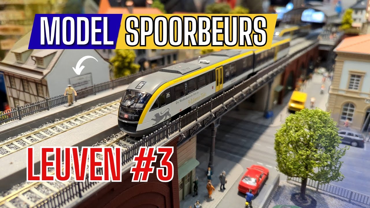 Leuven Modelspoorbeurs 2025 Deel 3 🚂✨ Prachtige Scenery & Modeltreinen!