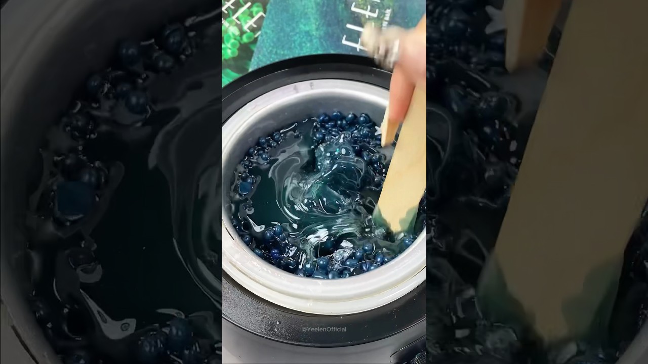 Check out Yeelen hard wax you can use at 🏡 #yeelen #waxing #hardwax #waxbeads #asmr #hairremoval