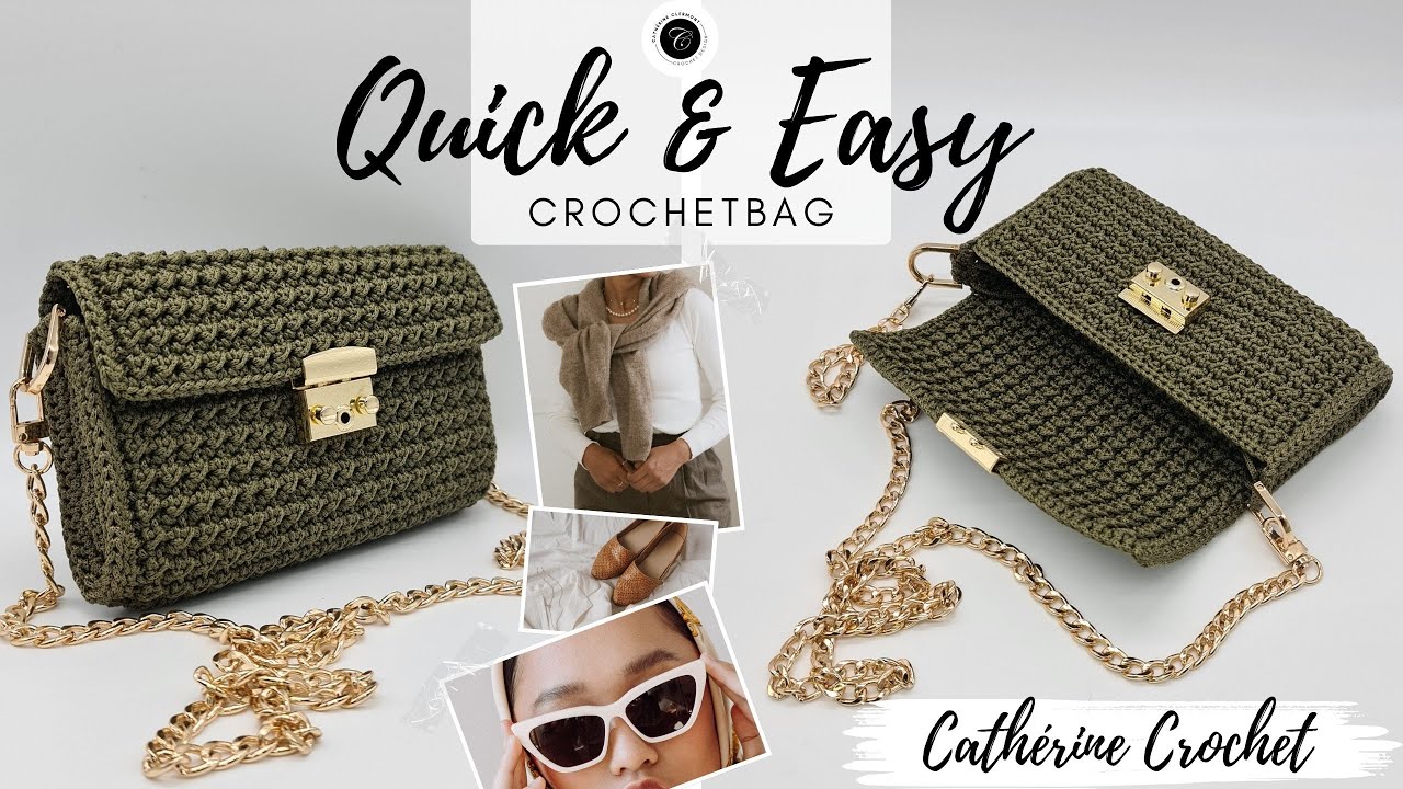 Crochet Bag - Quick and Easy Design (step-by-step & Beginner friendly)