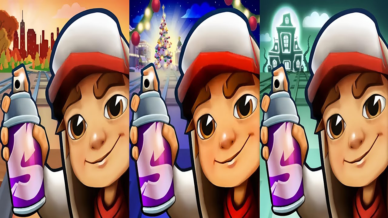 Subway Surfers : Vancouver 2024 🆚 Winter Wonderland 2024 🆚 Haunted Hood 2024