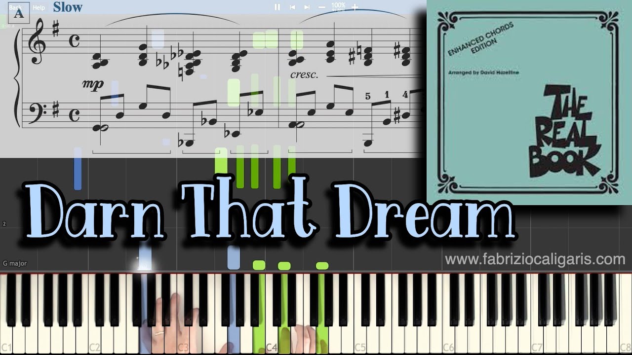 Darn That Dream - Piano Cover - Tutorial - Sheet Music in PDF