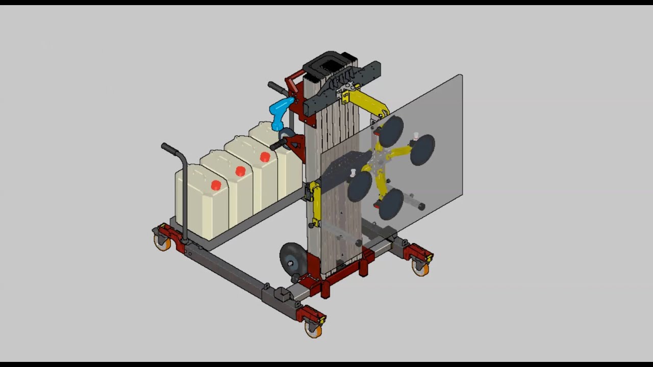 NUOVO SOLLEVATORE VETRI GOLIA EVO 3D